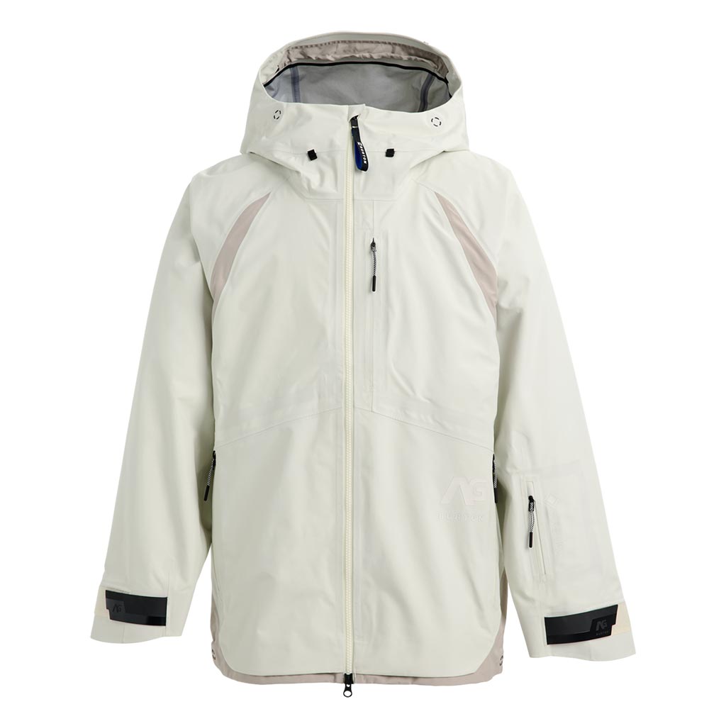 Burton 2026 AG Hardpack 3L Gore Jacket - Bone White/Stone Grey - Large