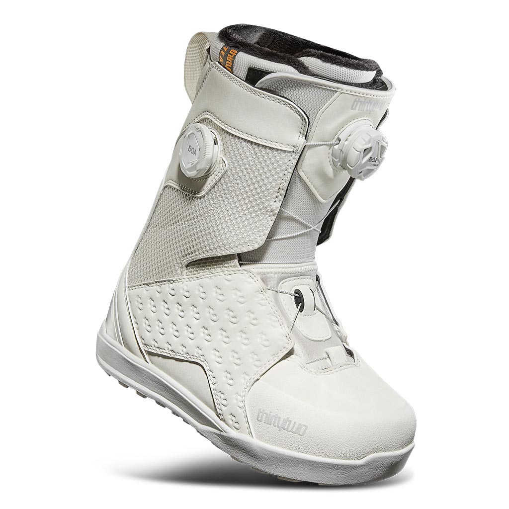 32 2026 Womens Lashed Double Boa Boots - Bone