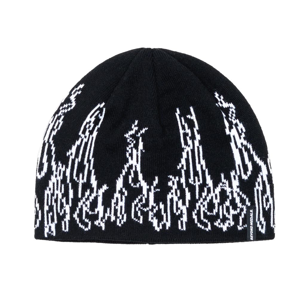 Beyond Medals Warning Beanie - Black