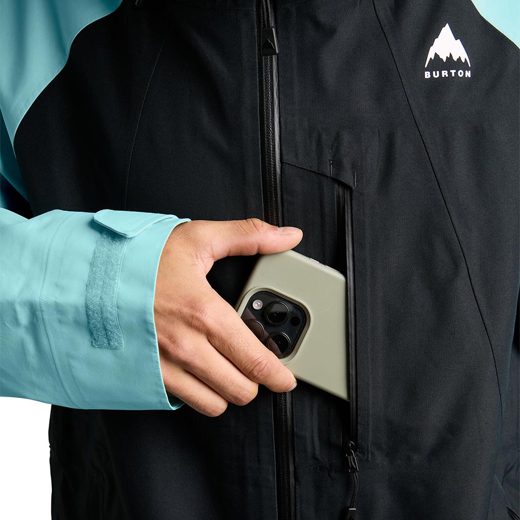 Burton 2026 Reserve 3L Jacket - Black/Light Teal