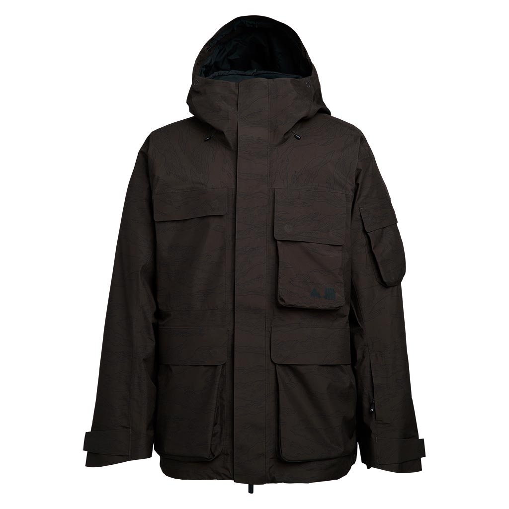 Burton x Undefeated Gore-Tex 2L Jacket - Charcoal Camo