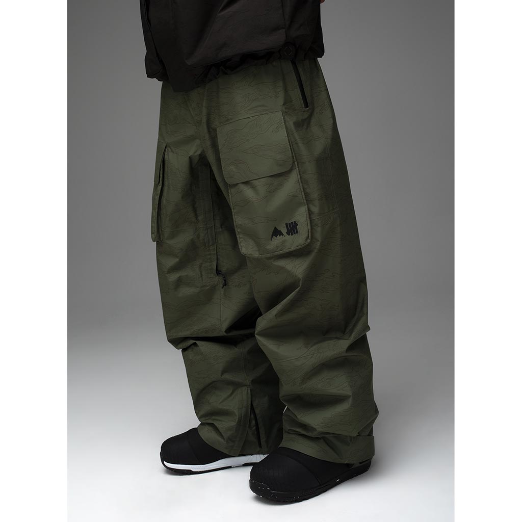 Burton x Undefeated Gore-Tex 2L Pant - Olive Camo