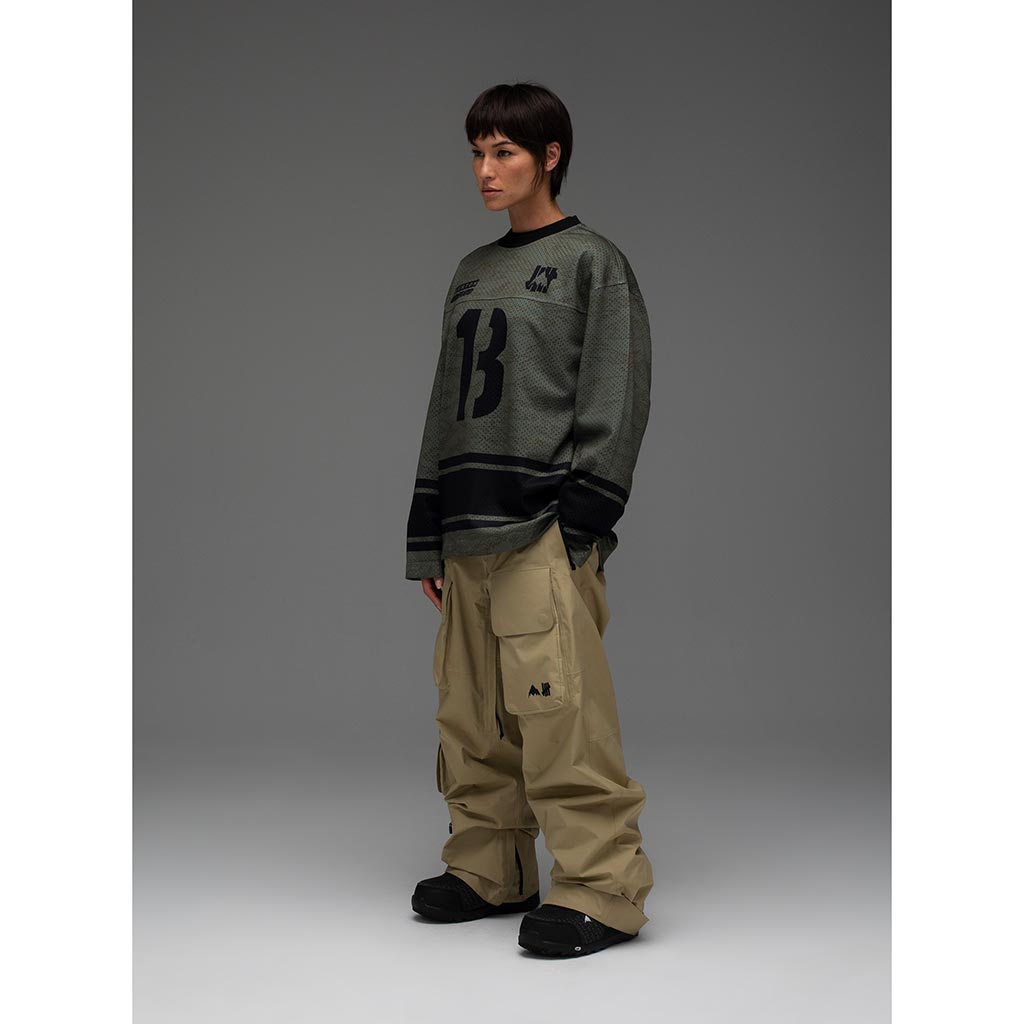 Burton x Undefeated Jersey - Olive Camo