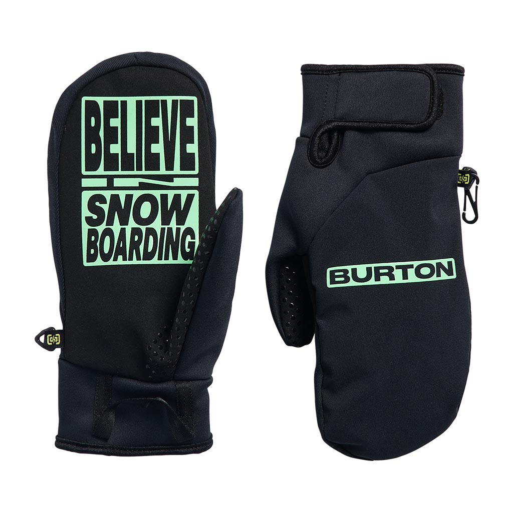 From Burton To The World Park Mitten - True Black