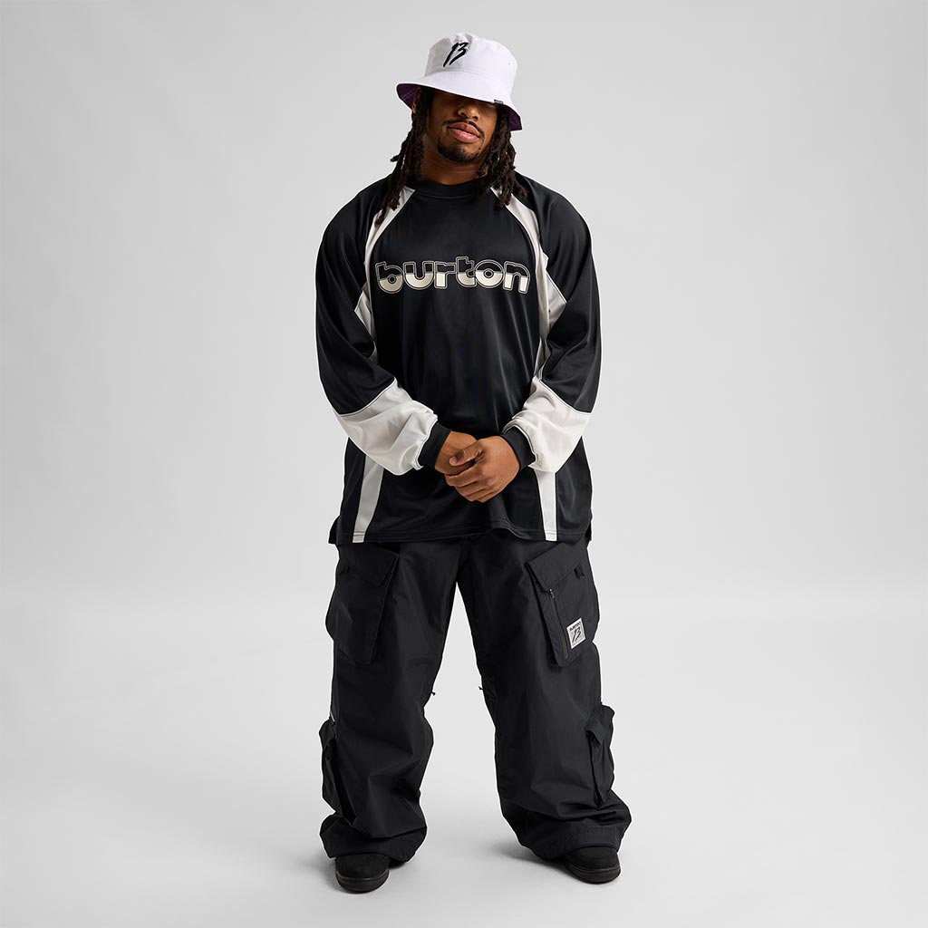 Burton Zeb 2L Baggy Cargo Pant - True Black