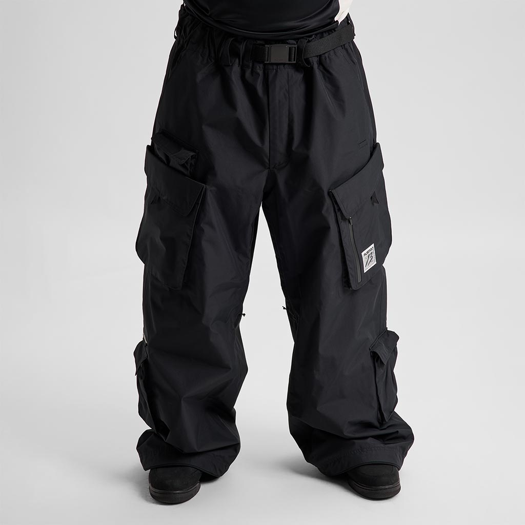 Burton Zeb 2L Baggy Cargo Pant - True Black