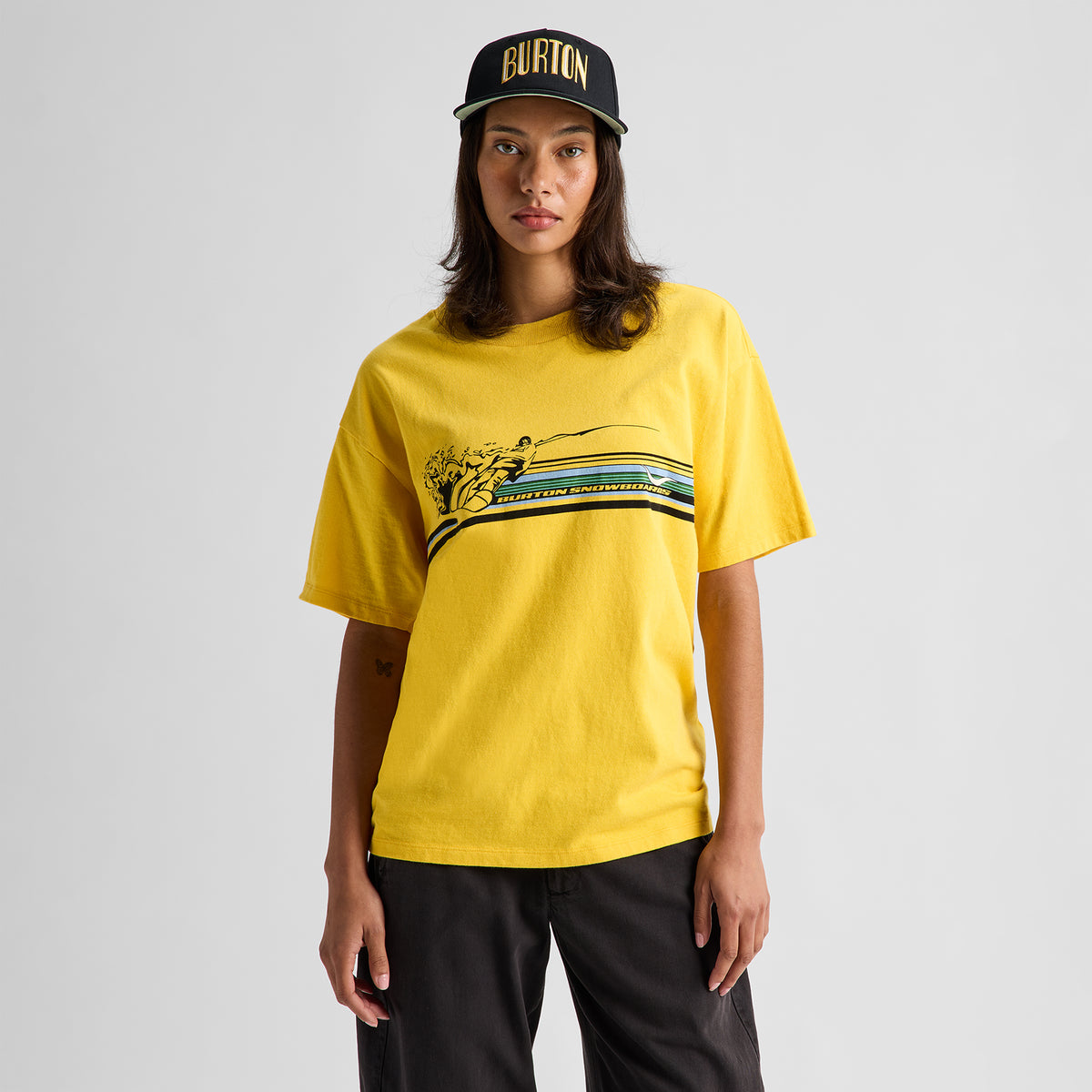 Burton 90's Tee - Thirteen Yellow