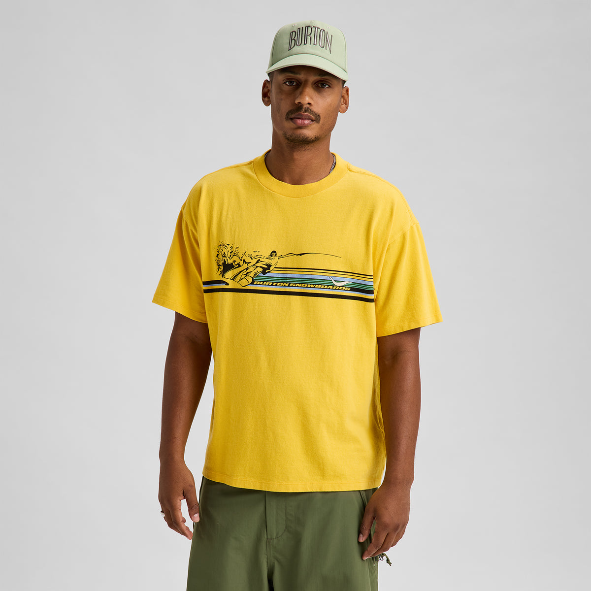 Burton 90's Tee - Thirteen Yellow