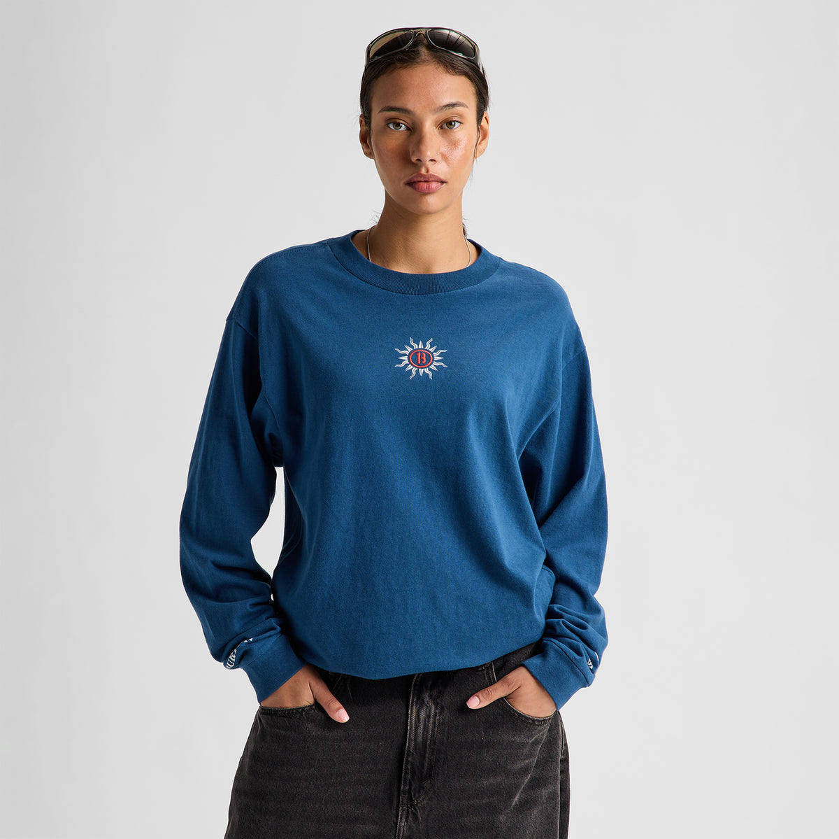 Burton 90's Long Sleeve Tee - Selvedge Blue
