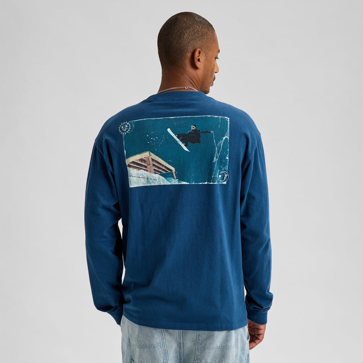 Burton 90's Long Sleeve Tee - Selvedge Blue