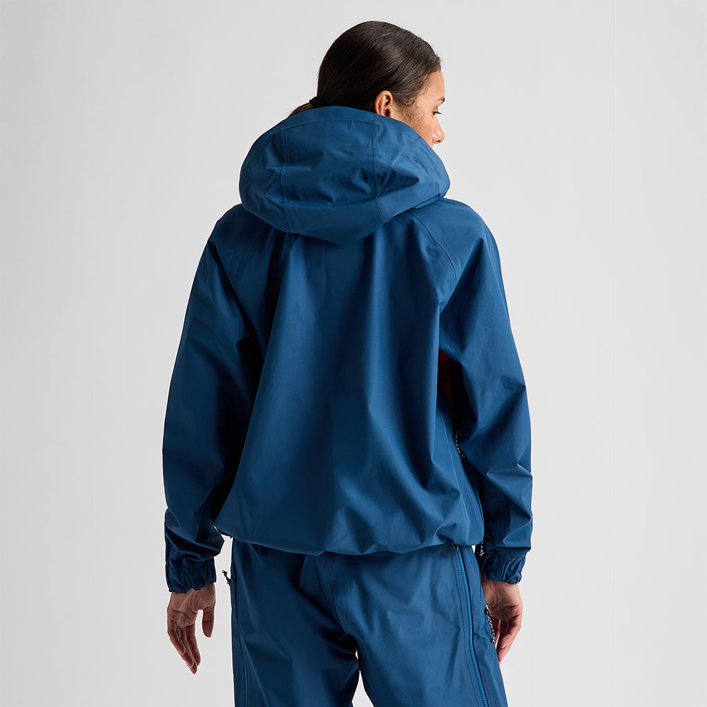 Burton 80's Powdershell 3L Jacket - Selvedge Blue/Performer Red