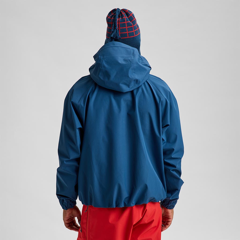 Burton 80's Powdershell 3L Jacket - Selvedge Blue/Performer Red
