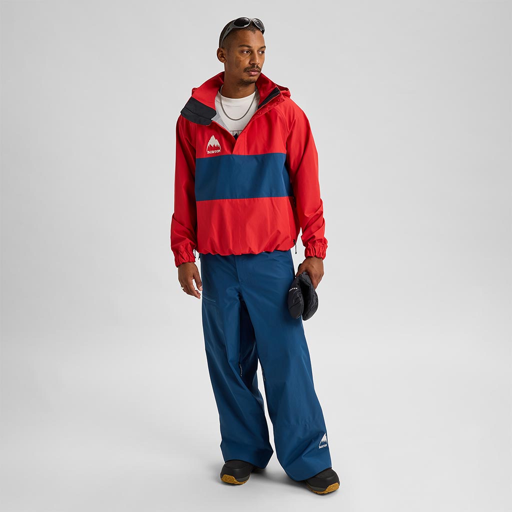 Burton 80's Powdershell 3L Jacket - Performer Red/Selvedge Blue