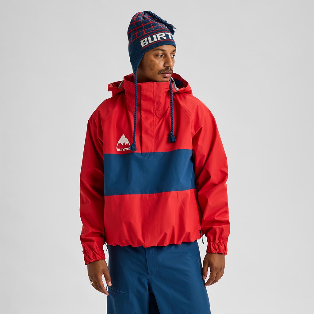Burton 80's Powdershell 3L Jacket - Performer Red/Selvedge Blue