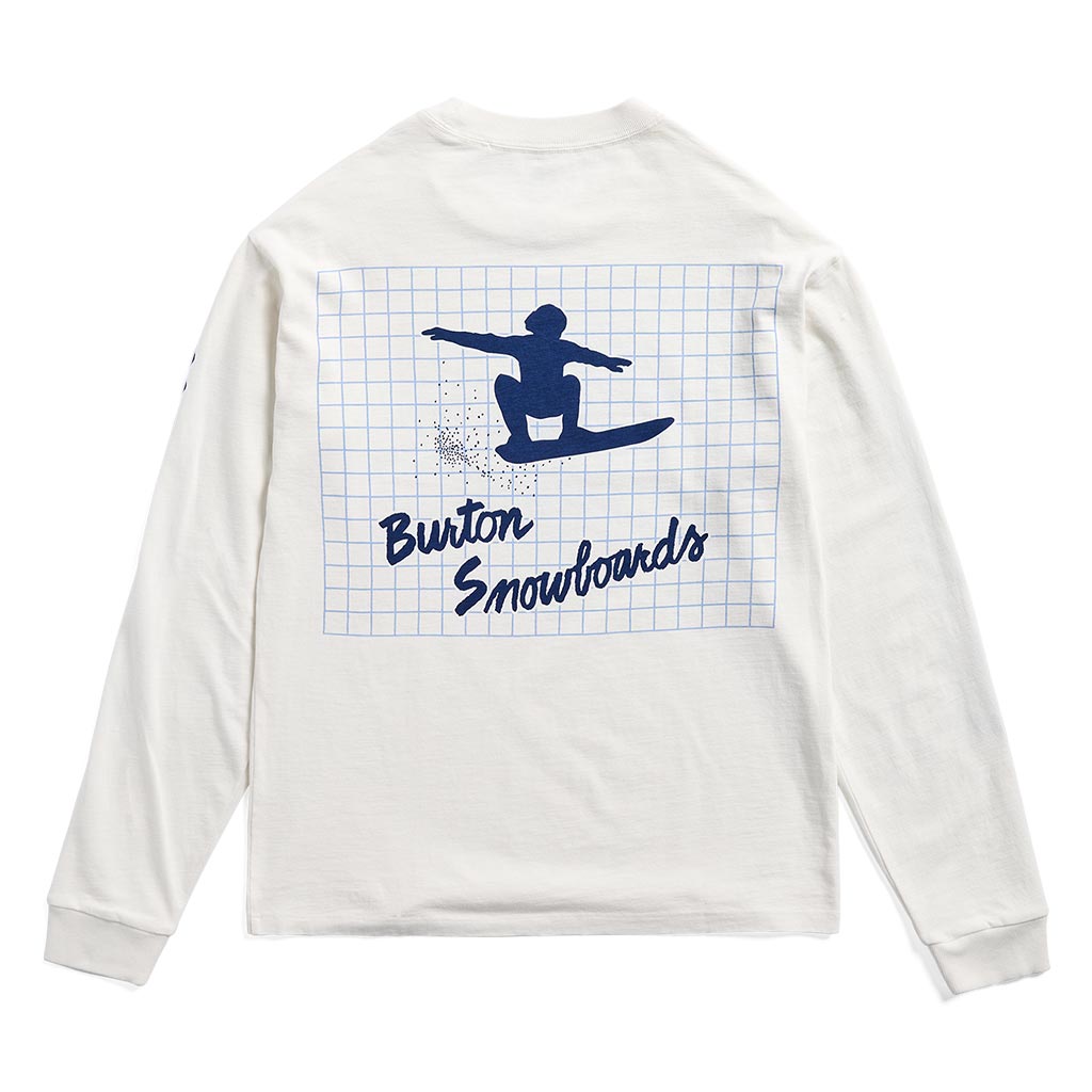 Burton 80's Long Sleeve Tee - Stout White