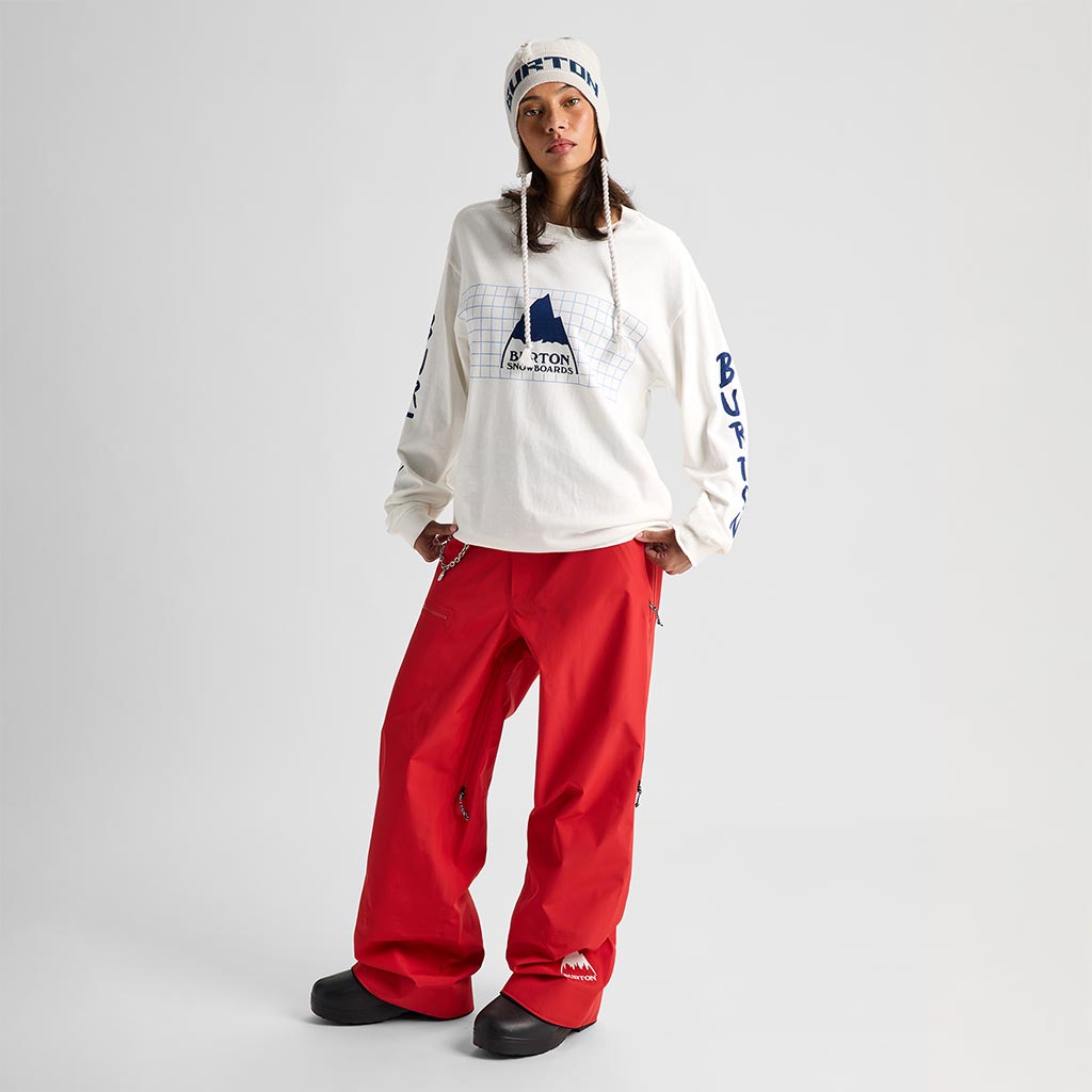 Burton 80's Long Sleeve Tee - Stout White