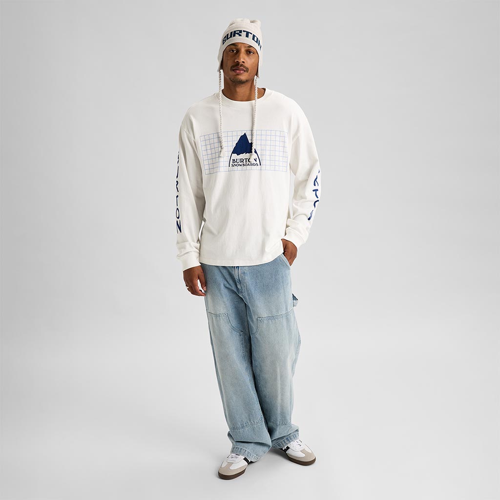 Burton 80's Long Sleeve Tee - Stout White