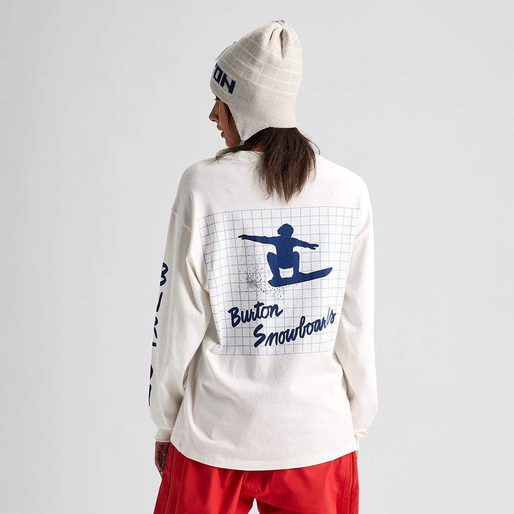 Burton 80's Long Sleeve Tee - Stout White