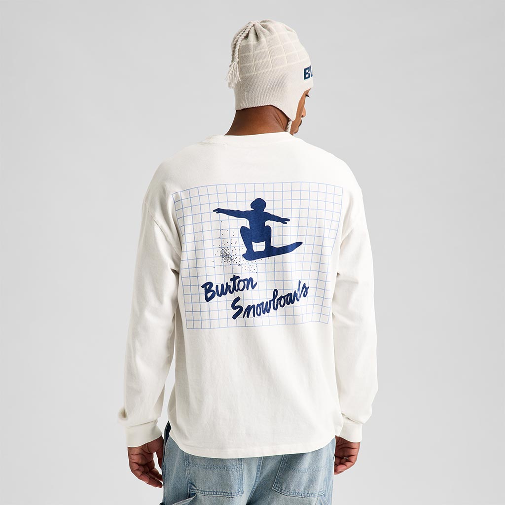 Burton 80's Long Sleeve Tee - Stout White