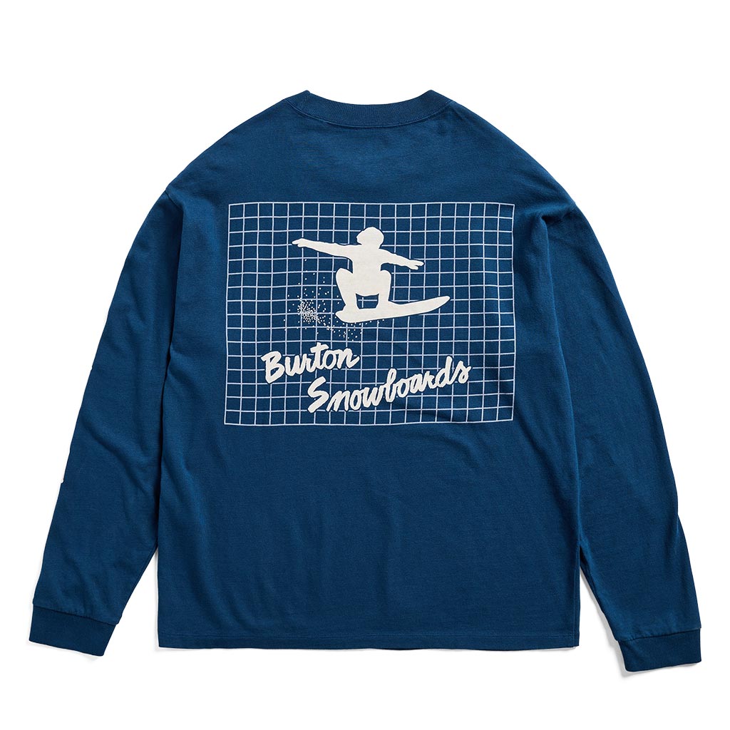 Burton 80's Long Sleeve Tee - Selvedge Blue