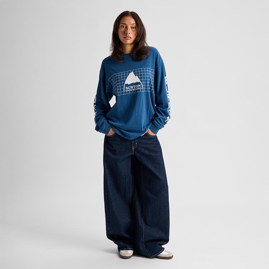 Burton 80's Long Sleeve Tee - Selvedge Blue