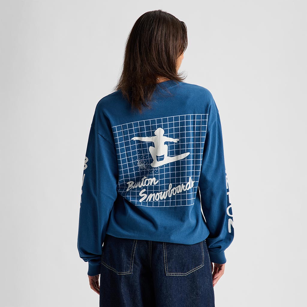 Burton 80's Long Sleeve Tee - Selvedge Blue