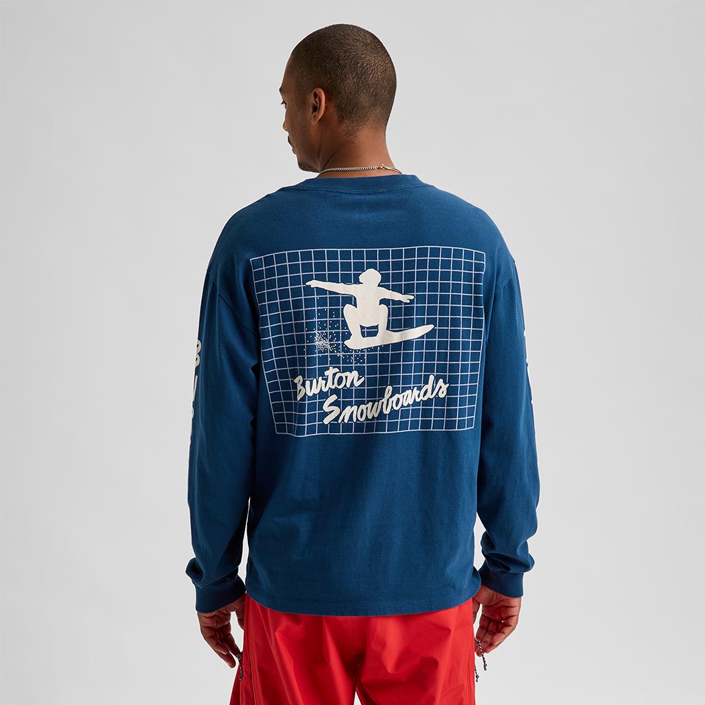 Burton 80's Long Sleeve Tee - Selvedge Blue