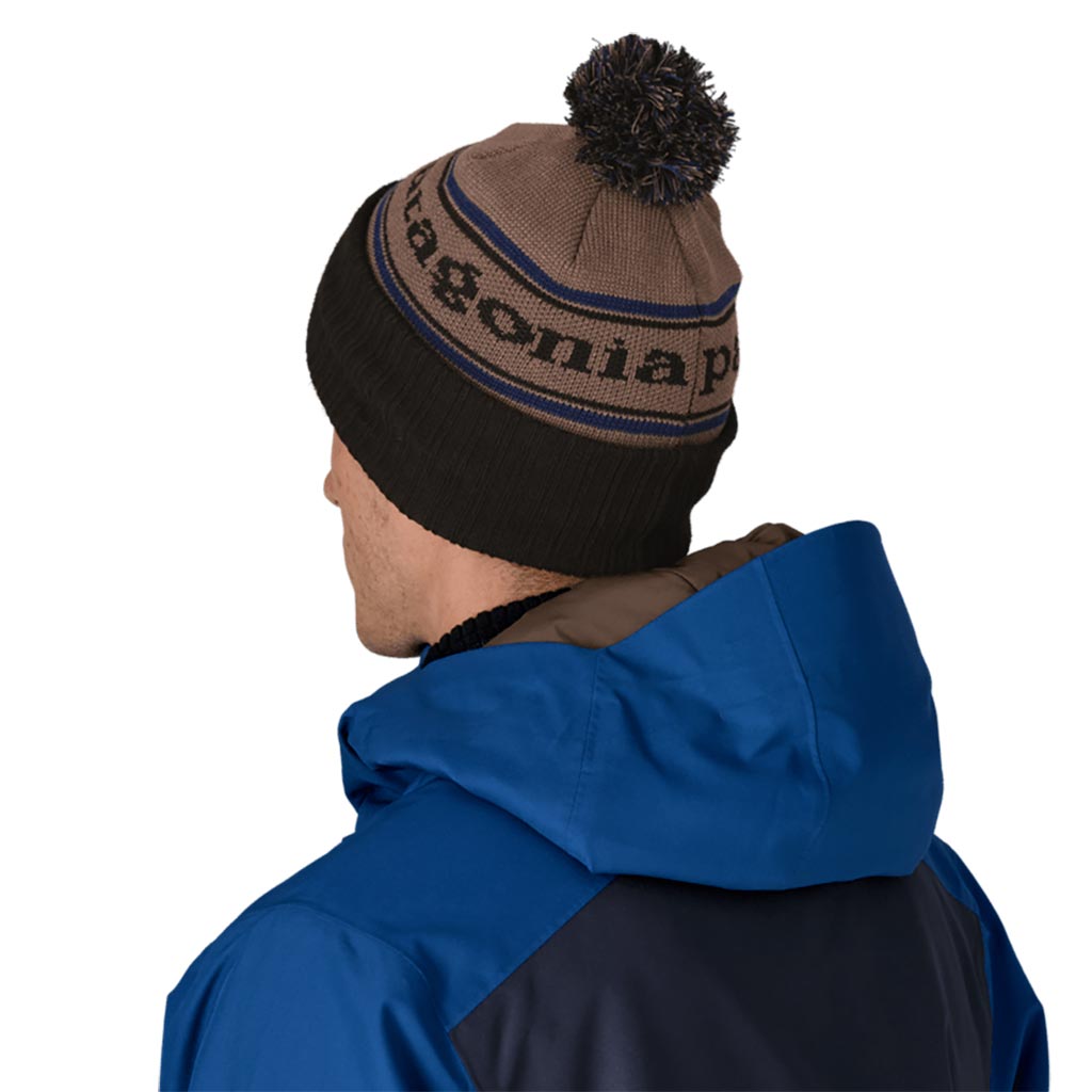 Patagonia Powder Town Beanie - Park Stripe Marlow Brown