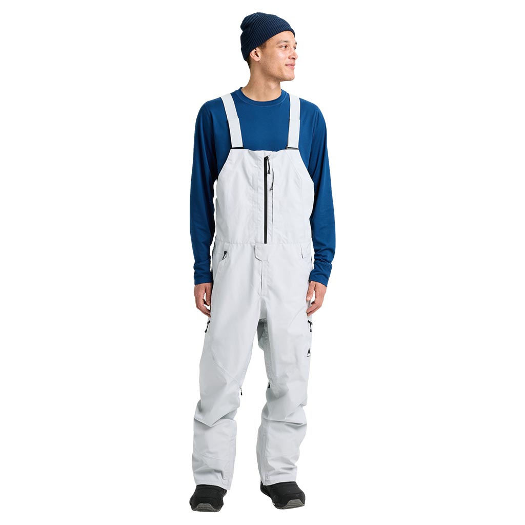 Burton 2026 Reserve Gore Bib Pant - Grey Cloud