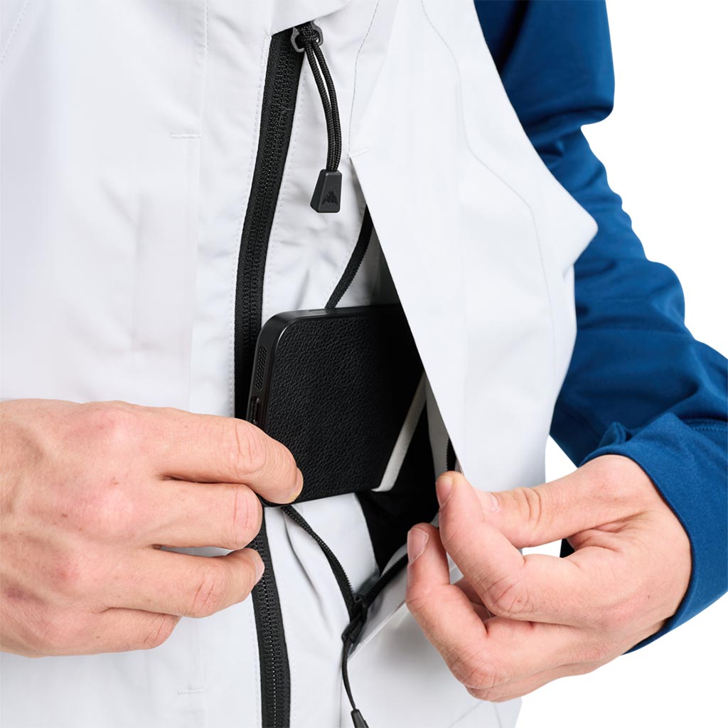 Burton 2026 Reserve Gore Bib Pant - Grey Cloud