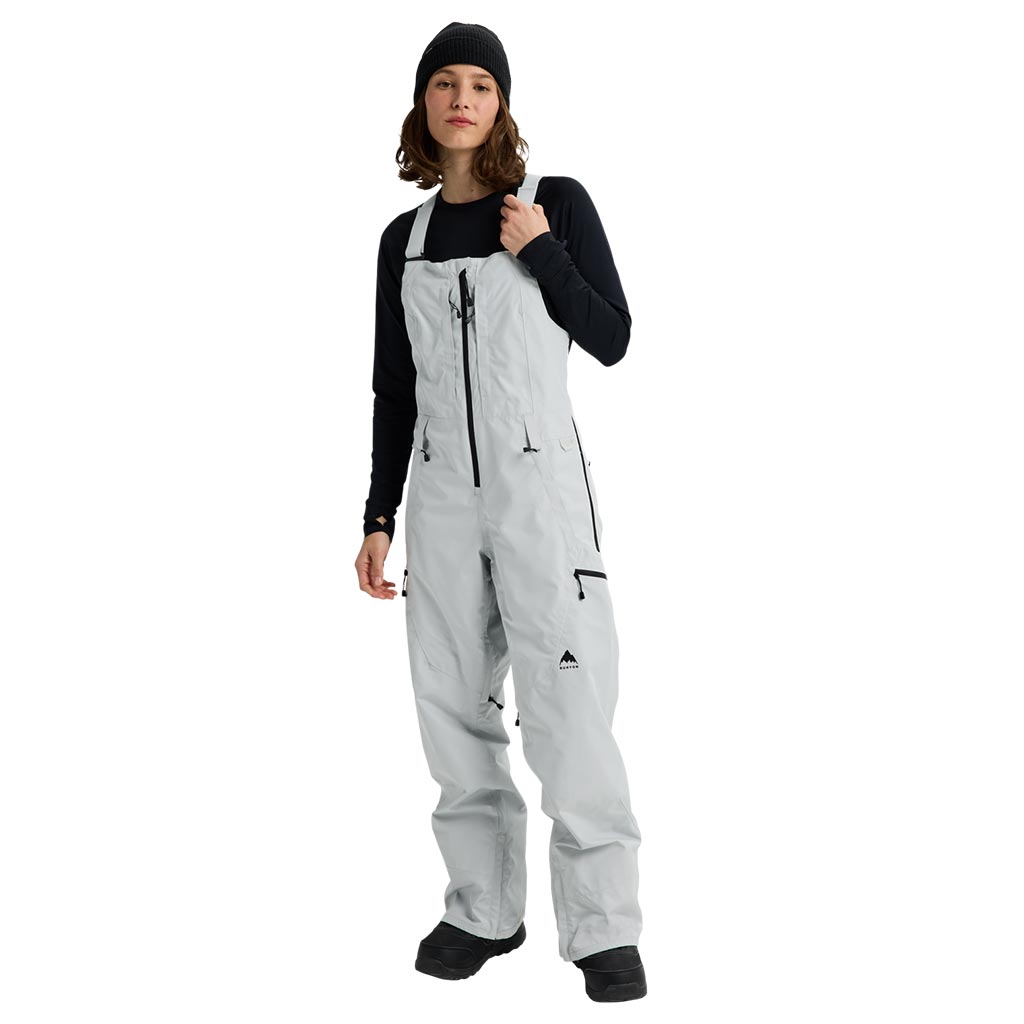 Burton 2026 Womens Reserve Gore Bib Pant - Grey Cloud