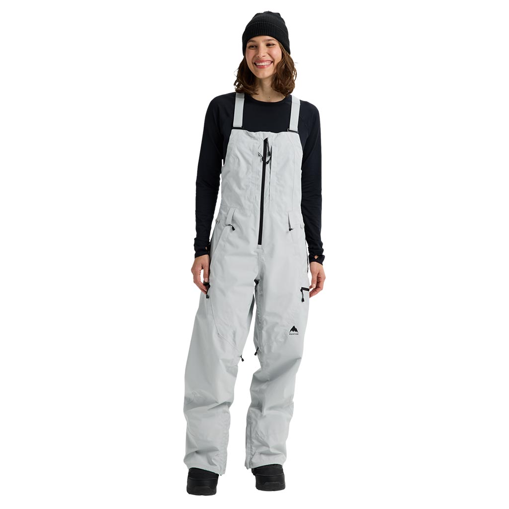 Burton 2026 Womens Reserve Gore Bib Pant - Grey Cloud