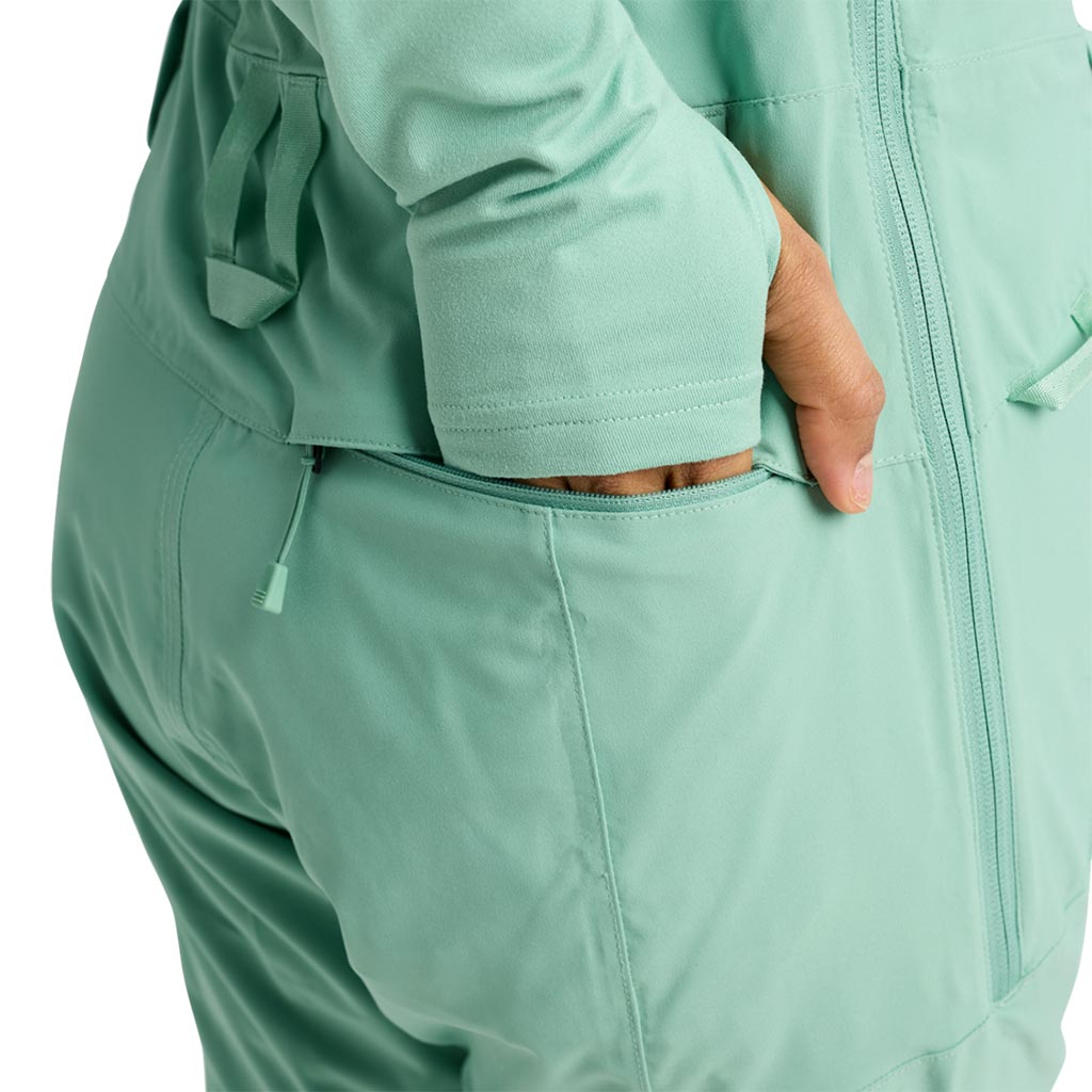Burton 2026 Womens Stretch Reserve Bib Pant - Soft Sage