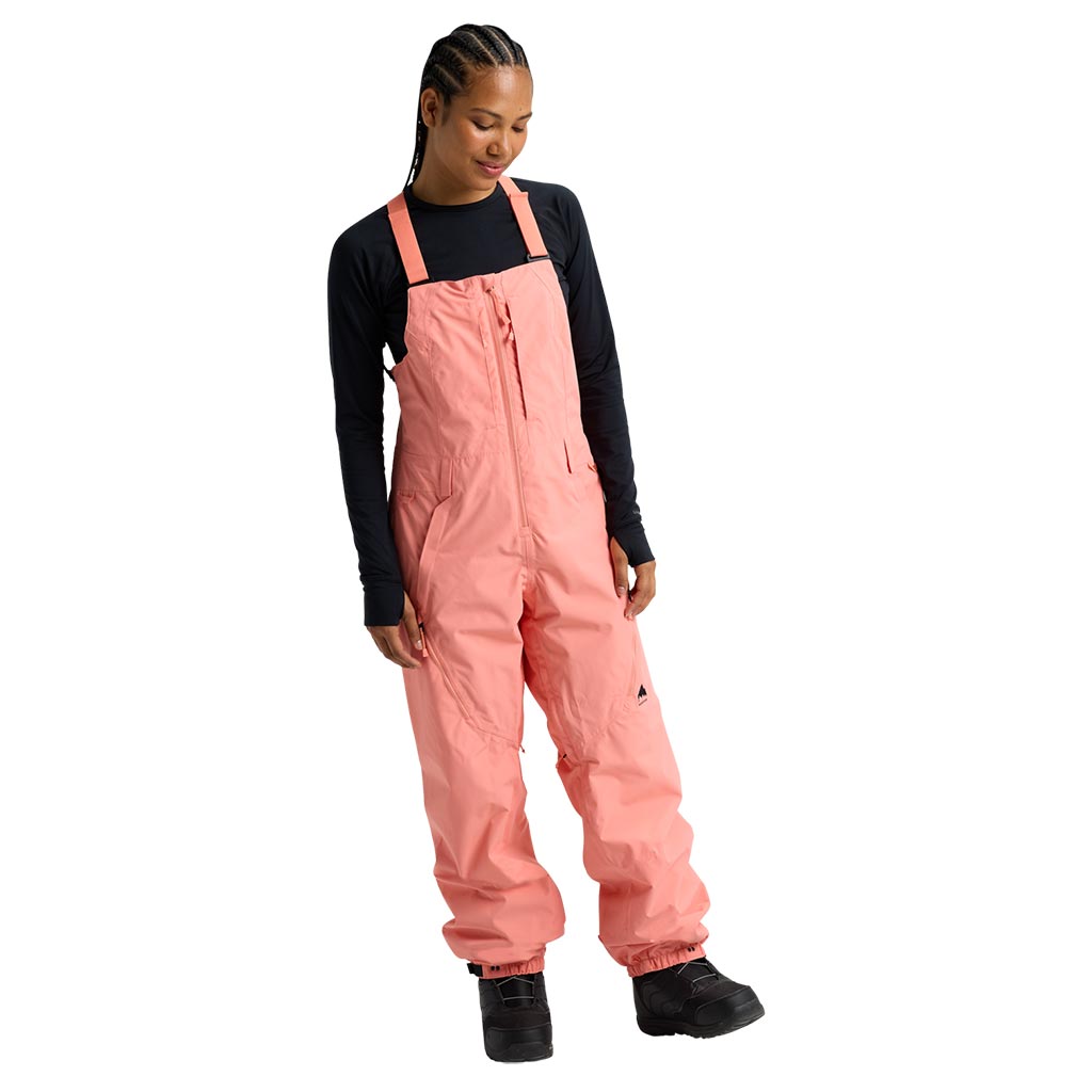 Burton 2026 Womens Reserve Bib Pant - Sunrise Coral