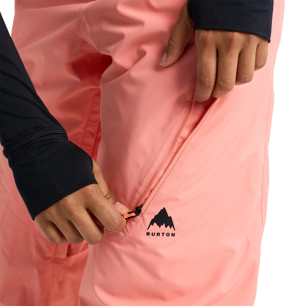 Burton 2026 Womens Reserve Bib Pant - Sunrise Coral
