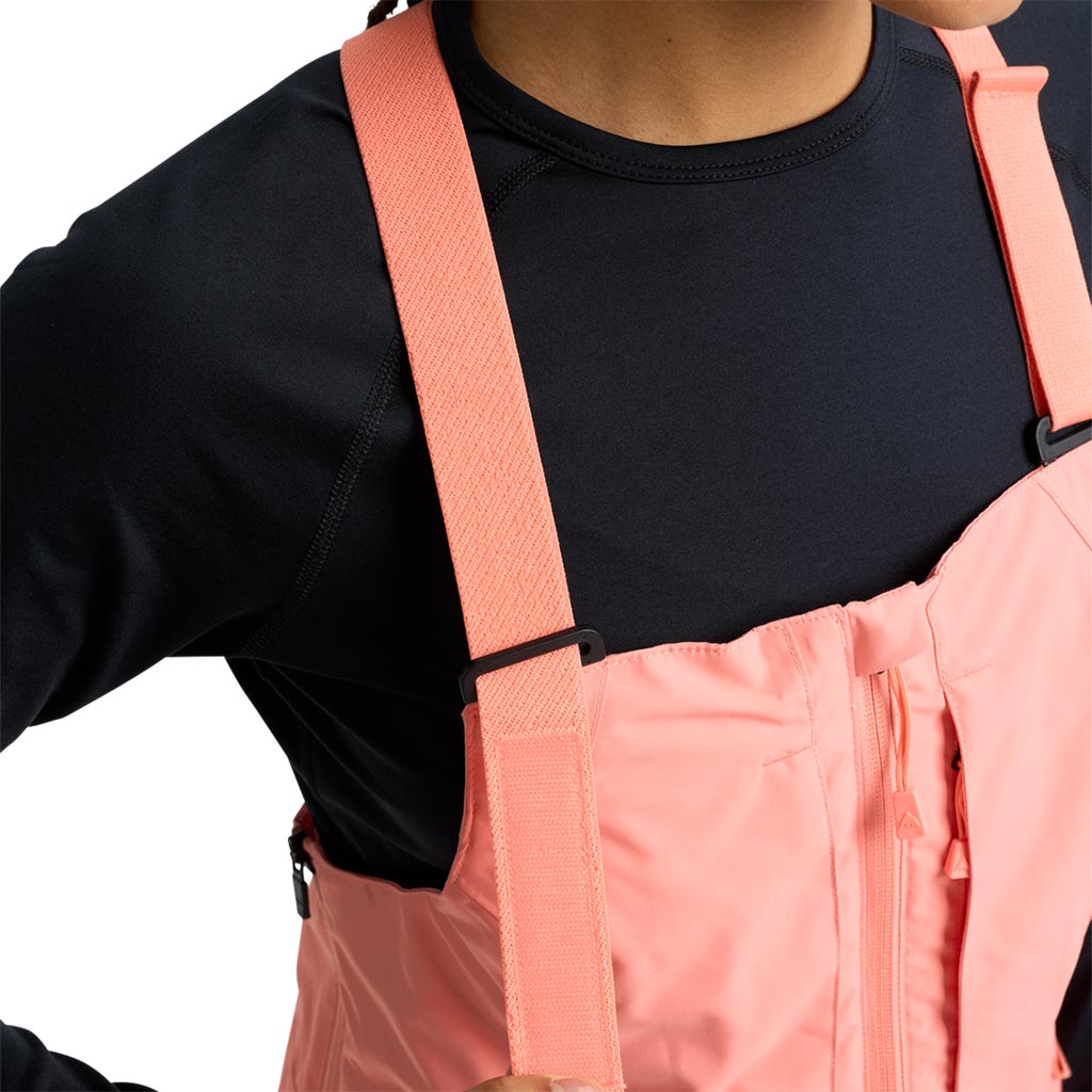 Burton 2026 Womens Reserve Bib Pant - Sunrise Coral
