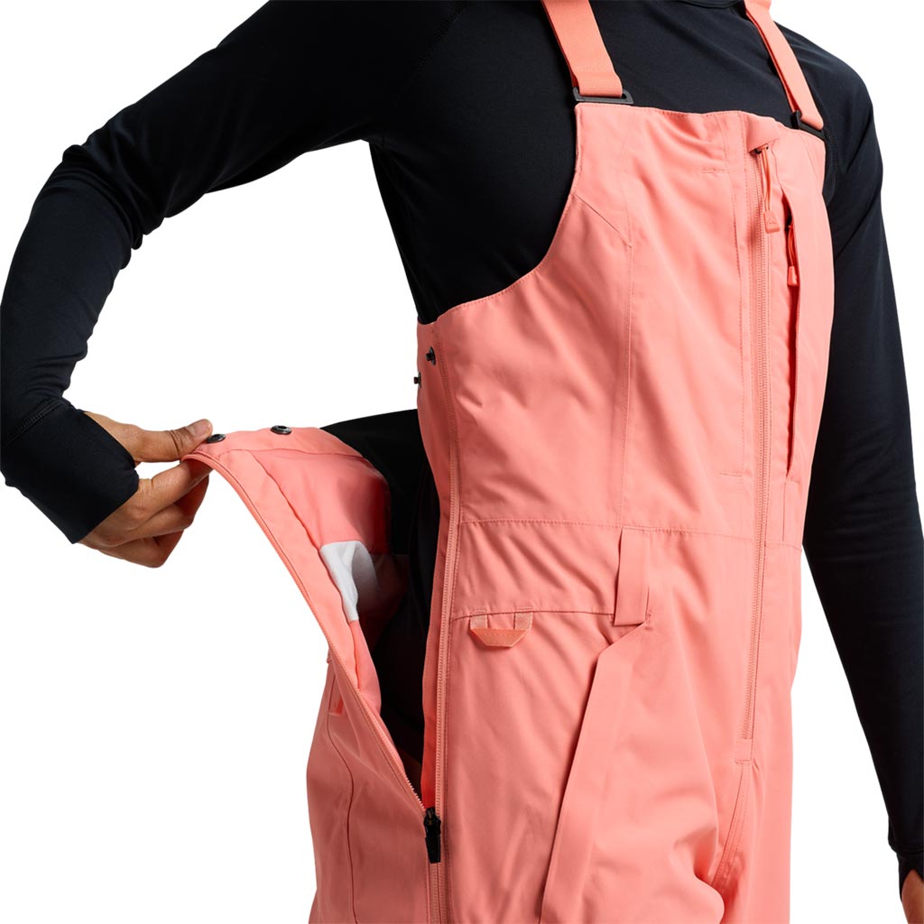 Burton 2026 Womens Reserve Bib Pant - Sunrise Coral