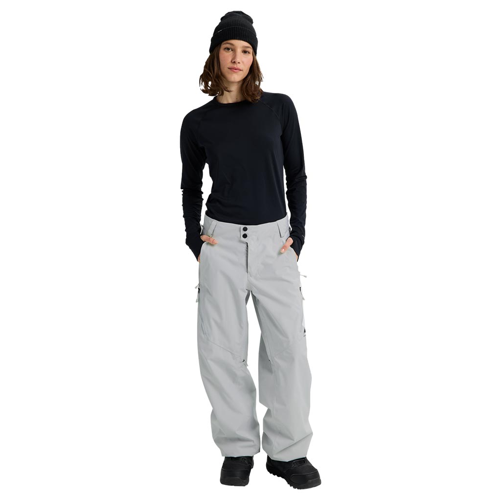 Burton 2026 Womens Relaxed Reserve Pant - Grey Cloud