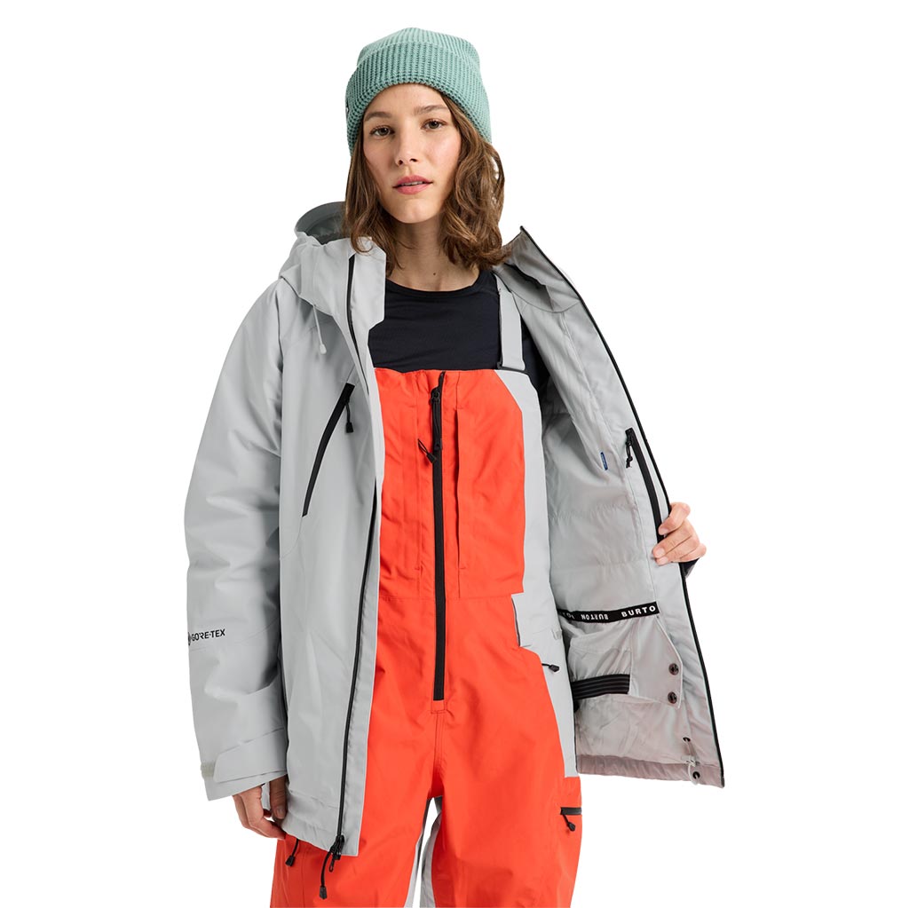 Burton 2026 Womens Reserve Gore Insulated Jacket - Grey Cloud