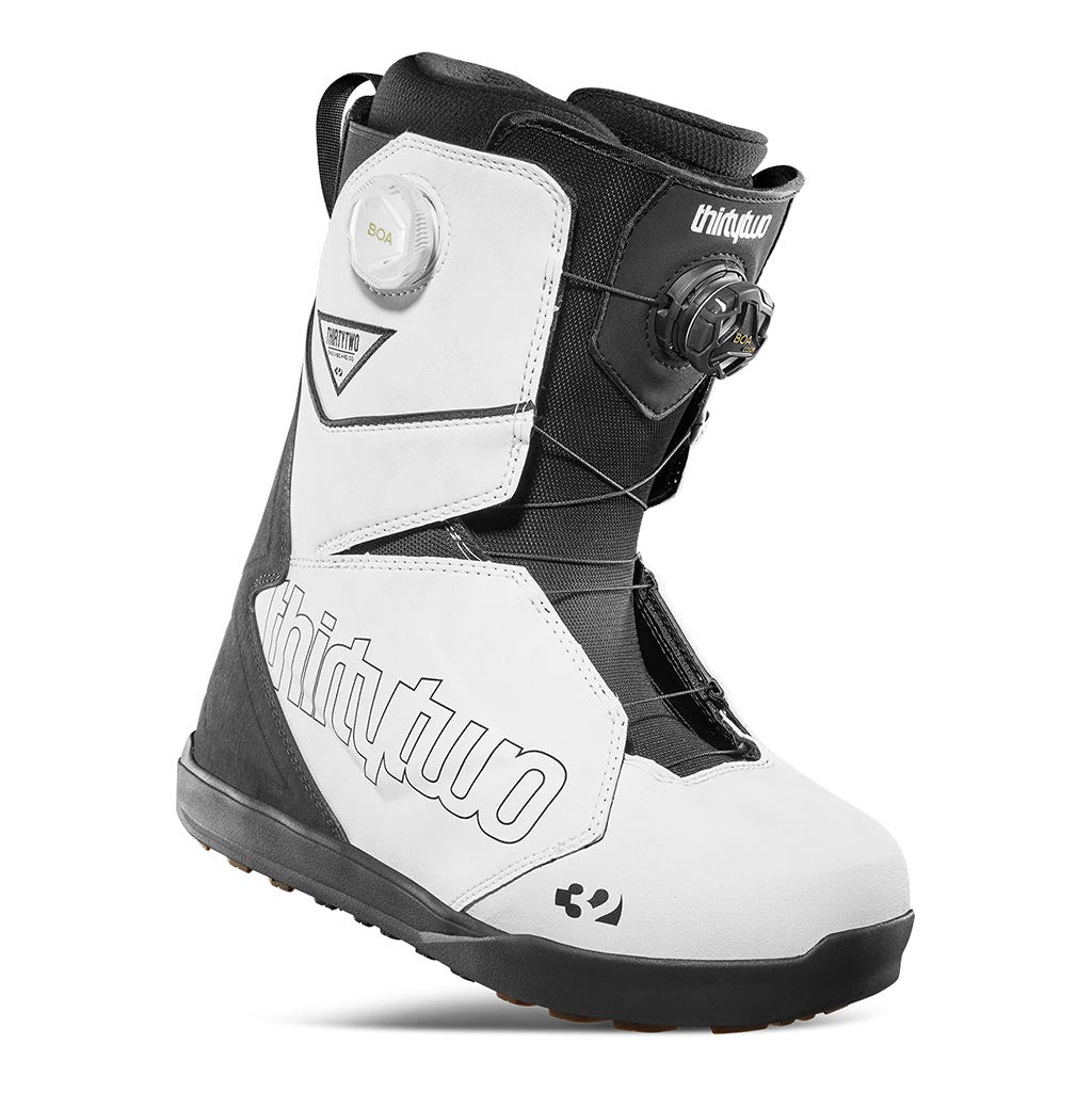 32 2025 Lashed Double Boa Boots - White/Black