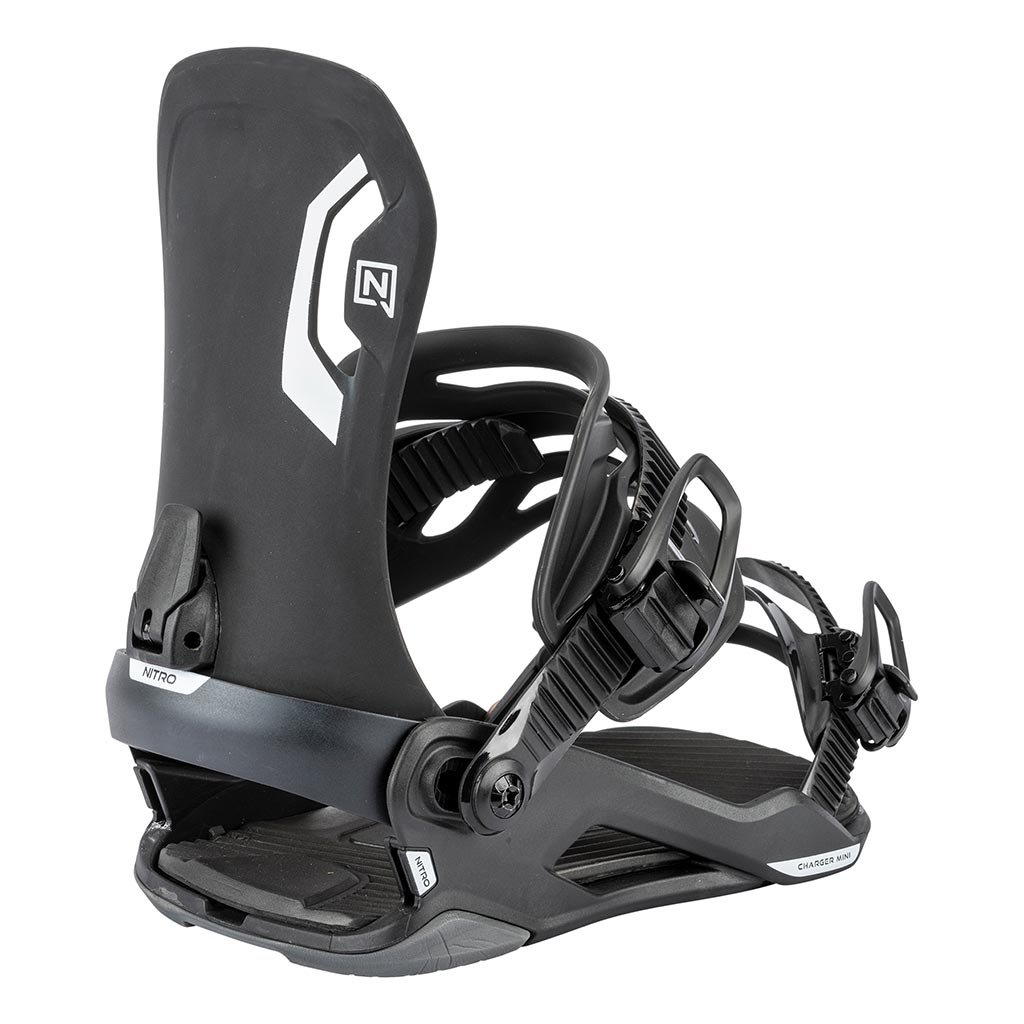 Nitro 2026 Charge Mini Kids Bindings - Ultra Black - Small