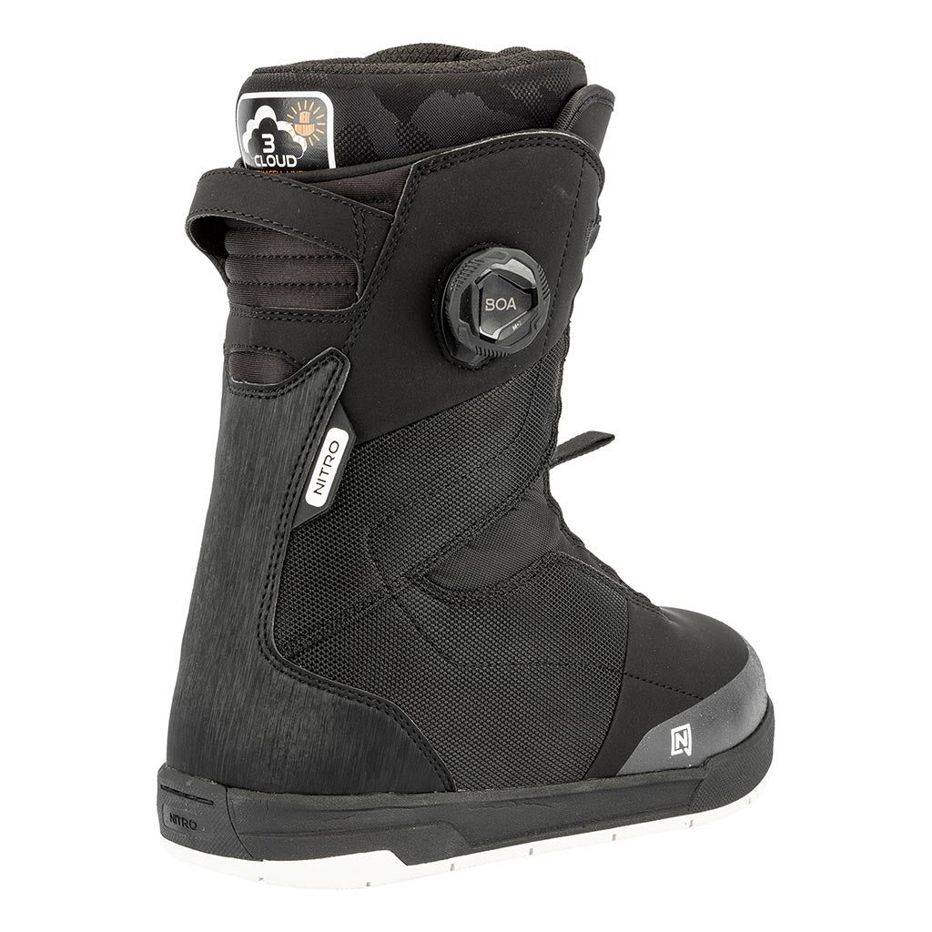 Nitro 2026 Womens Monarch Boa Boots - Black