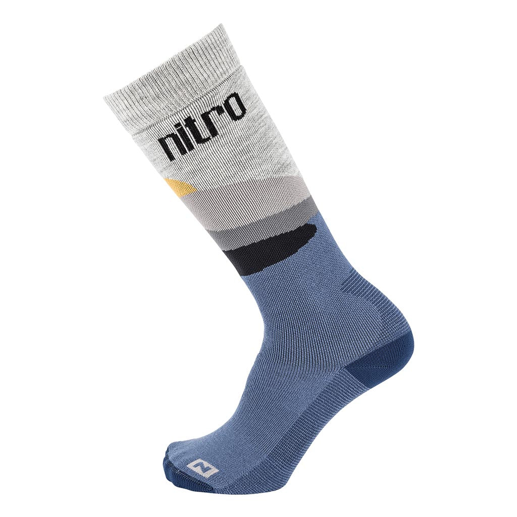 Nitro 2025 Womens Cloud 3 Socks - Blue/Grey