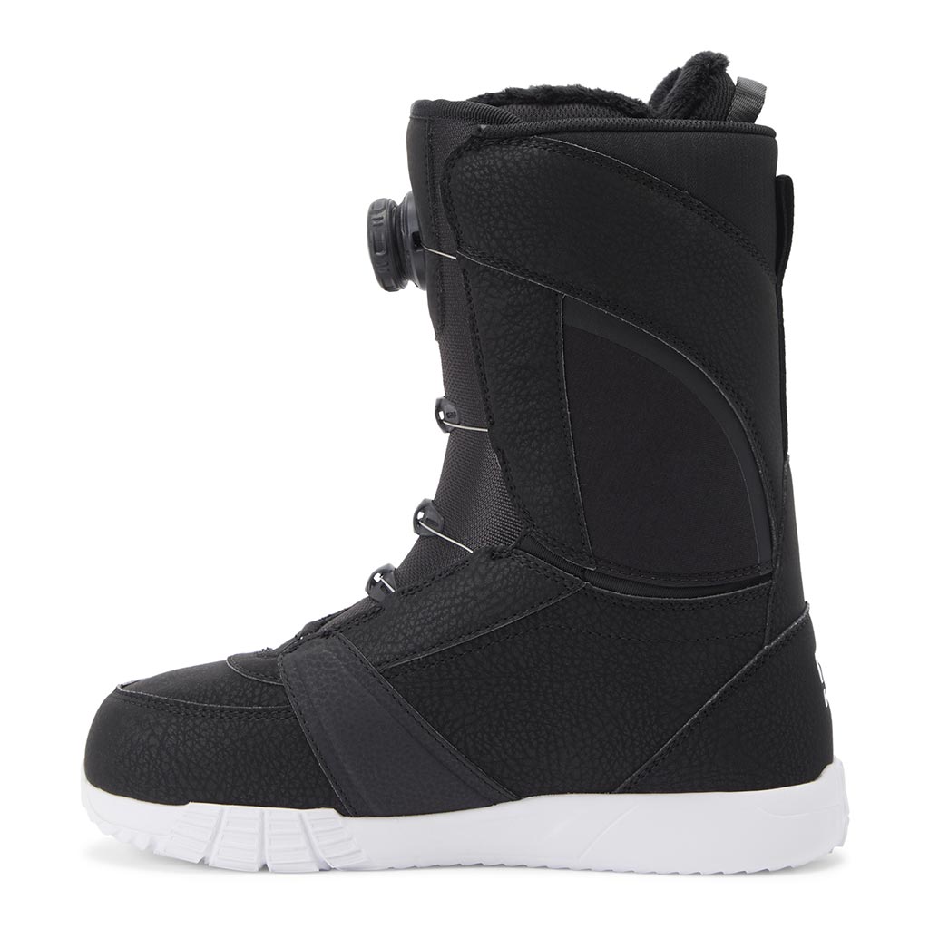 DC 2026 Womens Lotus Boa Boots - Black/White