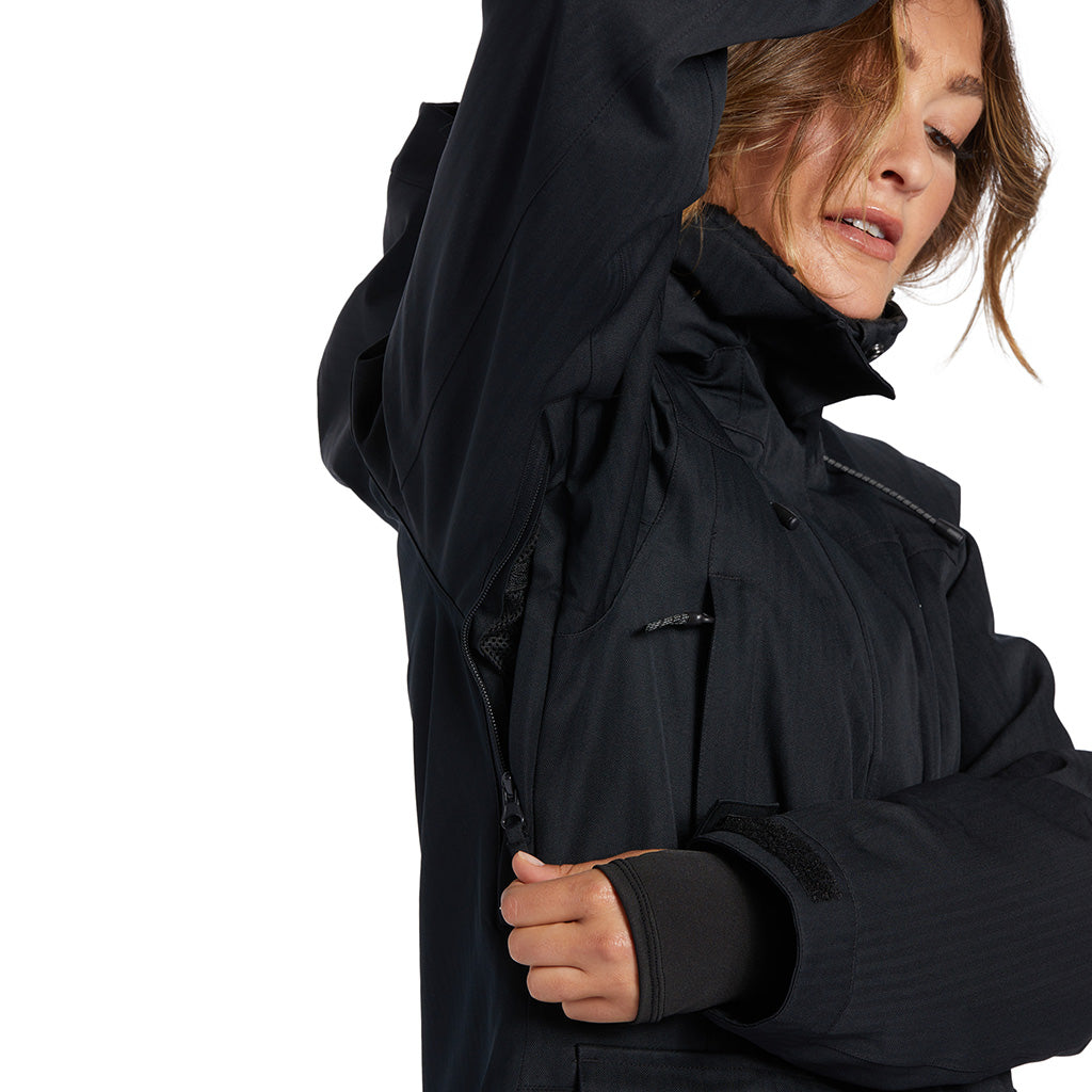 DC 2024 Womens Phoenix Parka - Black