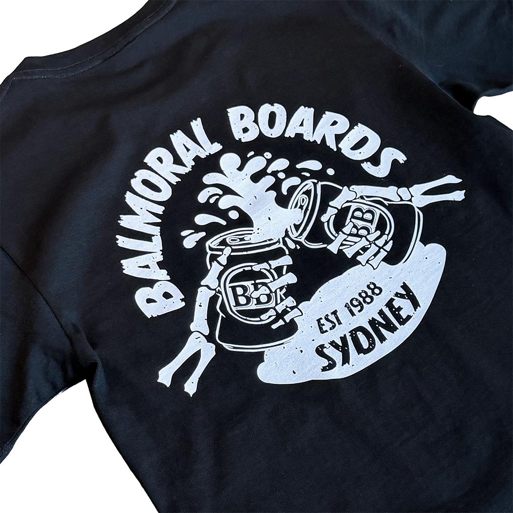 Balmoral Boards Cheers T-Shirt - Black
