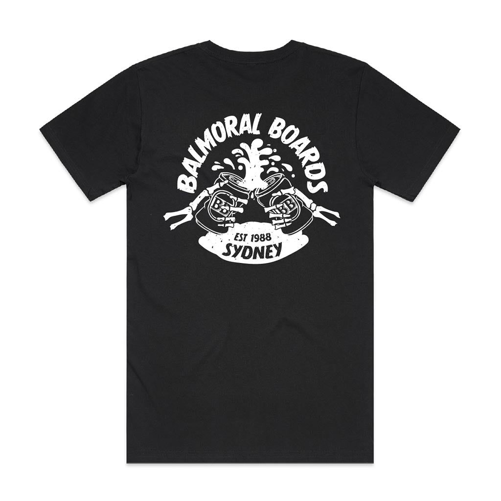 Balmoral Boards Cheers T-Shirt - Black