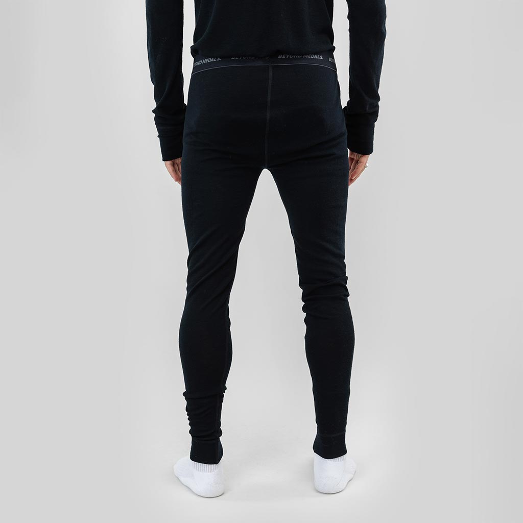 Beyond Medals Merino Baselayer Thermal Pant - Black