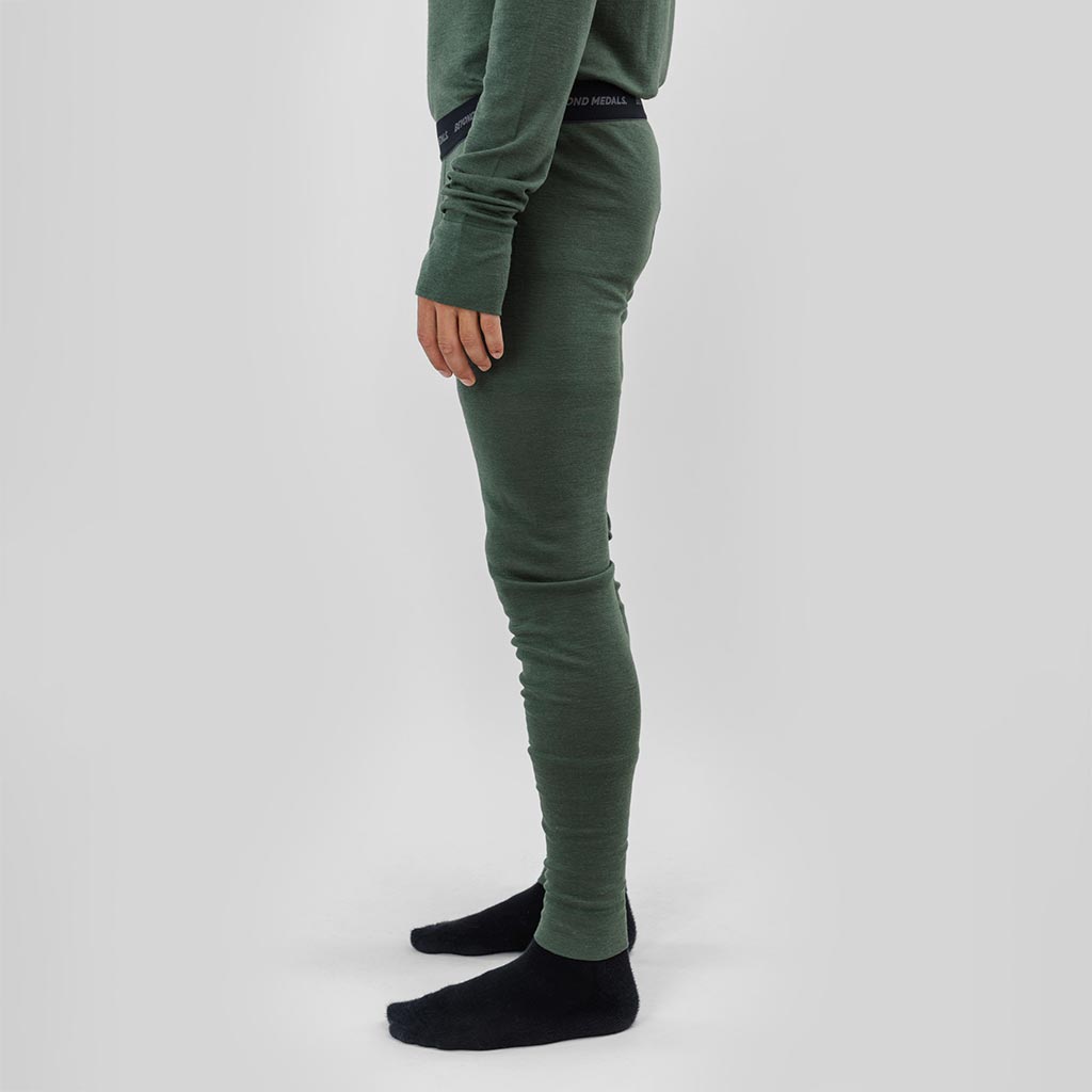 Beyond Medals Merino Baselayer Thermal Pant - Green