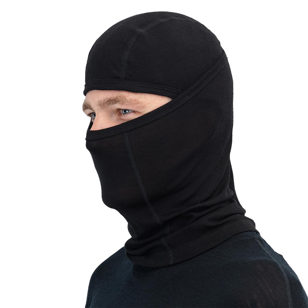 Beyond Medals Merino Balaclava - Black